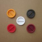 Piggy bank , money bank diameter 3.5 cm ABS or HIPS lid toy parts for money bank