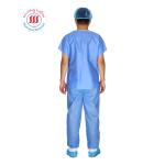 45gsm SMS Nurse Disposable Medical Suit Unisex Breathable Doctor Workwear