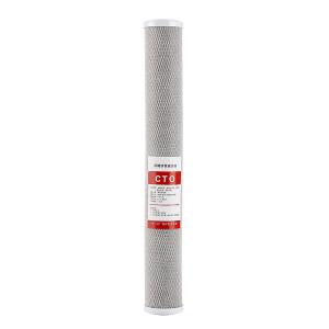 Quality Hotel 10*2.5inch CTO Refrigerator Coconut Carbon Compressed Activated Carbon Water Filter wholesale