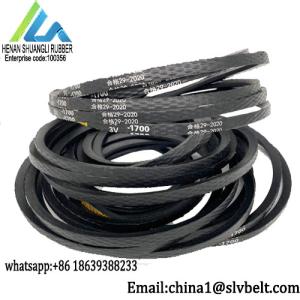 Quality Customized Classical Wrapped 3V Rubber Drive Belt Transmission Vulcanized wholesale