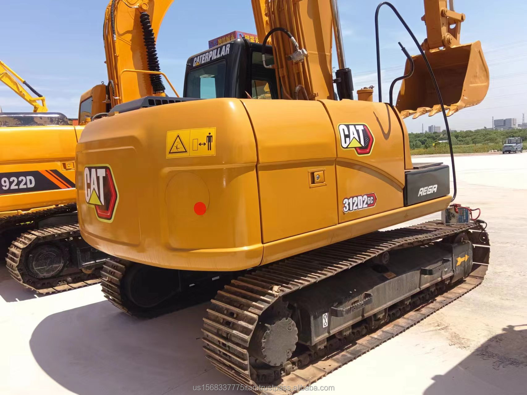 Used CAT 312D2GC Excavator with Excellent Performance and Original Hydraulic Pump