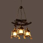 American Chandelier Loft Retro Industrial Cafe Bar Restaurant Bar Lighting