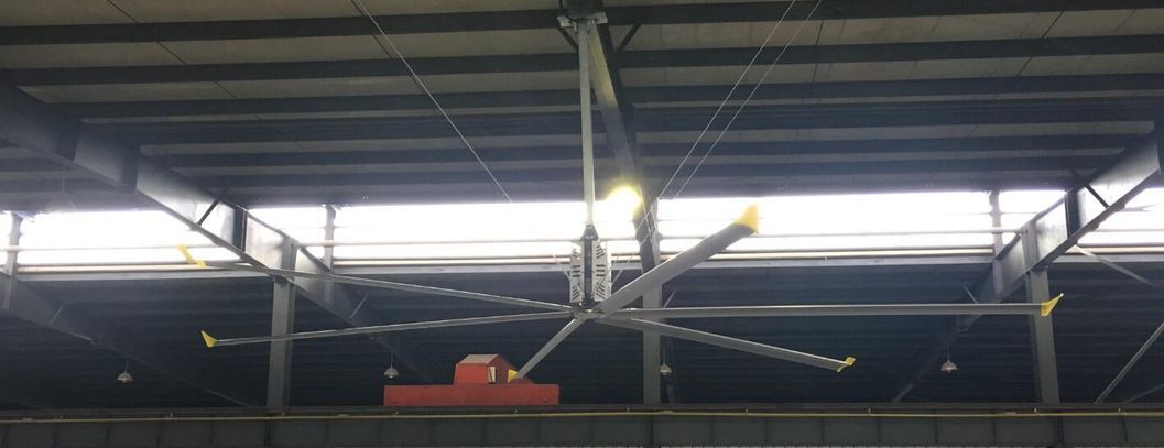 Industrial Hvls Ceiling Fans with Gearbox Motor or Pmsm Motor Configured Option