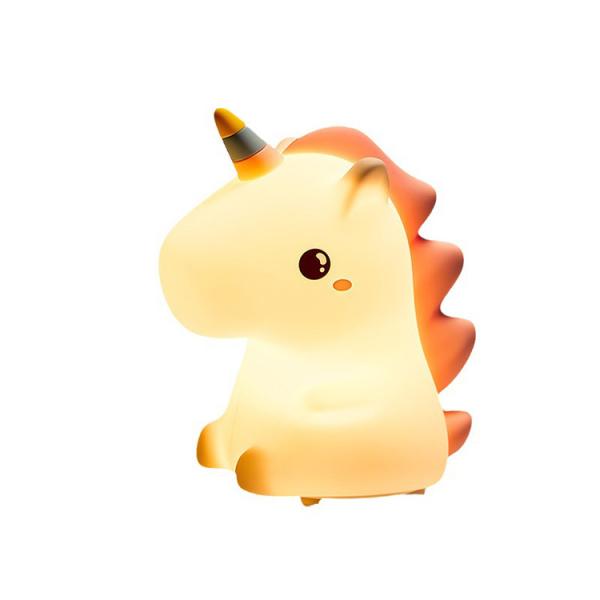 Rechargeable Silicone Night Lamp Unicorn Night Lights For Girls Bedroom Cute