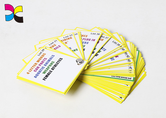 Glossy Lamination Artpaper Card Printing Services / Custom Playing Cards