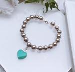 Adjustable Plain S925 Stretch Sterling Silver Beaded Bracelet Lightweight