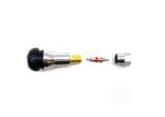 Aluminum Or Brass Chrome Valve Stems , Tubeless Valve Stems TR413AC