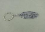 Pewter Stamped, Die Spinning, Injection Scuba Diving Promotional Keychain,