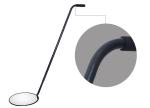 12 Inch Removable Vehicle Inspection Mirror High Intensity Shatterproof