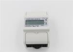 35mm DIN Rail Energy Meter Din Rail Mounted Single Phase Kwh Meter