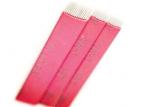 Flat Manual Tattoo Needles 12 14 Pins Microblading CE Certificate
