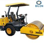 Yellow 3.5 Ton Single Drum Vibrator Road Roller With 22kw Diesel Engine