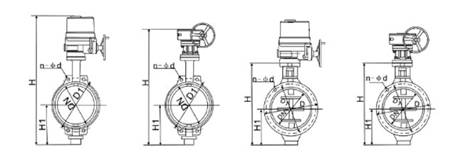 Adjustable Instrumentation Control Valves , Ventilation Butterfly Valve Safety Pneumatic