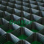 Black HDPE Geocell 150mm Height 660mm Welding Space For Sound Barriers Blast