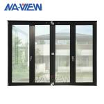 Guangdong NAVIEW American Style Vertical Sliding Aluminum Black Thermal Break