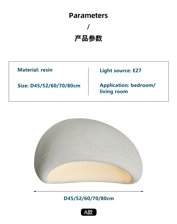 Nordic Minimalist Wabi-Sabi Wind Led Ceiling Lamps Chandelier(WH-VP-169)