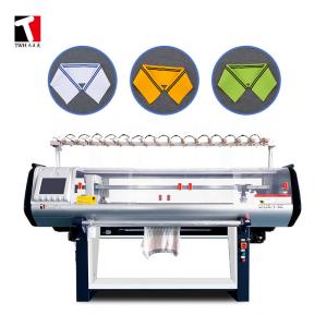 Quality 80'' 16G Industrial Flat Bed Knitting Machine For Producing Collars wholesale