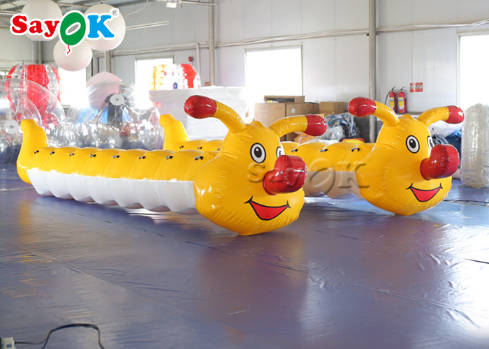 6m Funny Carnival Decoration Inflatable Caterpillar For Team Building Games