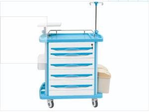 Quality Medical Equipment Anaesthesia Hospital Emergency Trolley wholesale