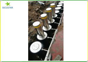 Quality Remote Control Hydraulic Rising Bollards , Electric Retractable Bollards Height 600mm wholesale