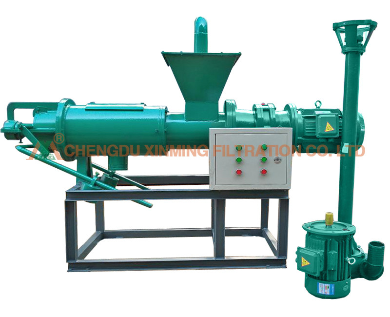Pig Manure in Breeding Plants Spiral Extruding Type of New Solid-liquid Separator Machine