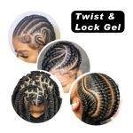 Salon Hair Color Braiding Gel for Extreme Hold and Non-Flaking Control All Hair