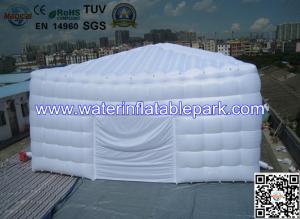 Quality White Event Outdoor Inflatable Tent Temporary Storage Buildings , Oxford Fabric wholesale