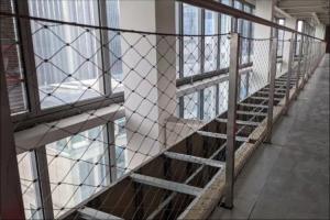 30mm*30mm Stainless Steel Wire Rope Mesh SS304 Wire Rope Net