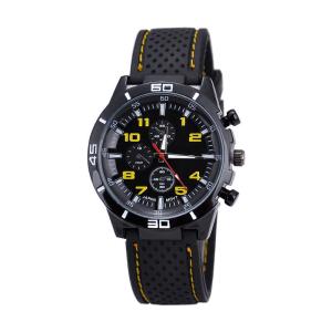 Quality Men's Stainless Steel Watches ,Men Sports Silicon Band Wrist Watch ,OEM Multifunction Chrono Quartz Watch wholesale