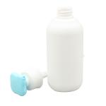 400ml Milky White Cylindrical HDPE Toiletries Baby Shampoo Bottle