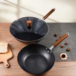 Best Selling Cast Iron Cooking Pan Black Extra Large Wok Cocina Non-Stick Frying