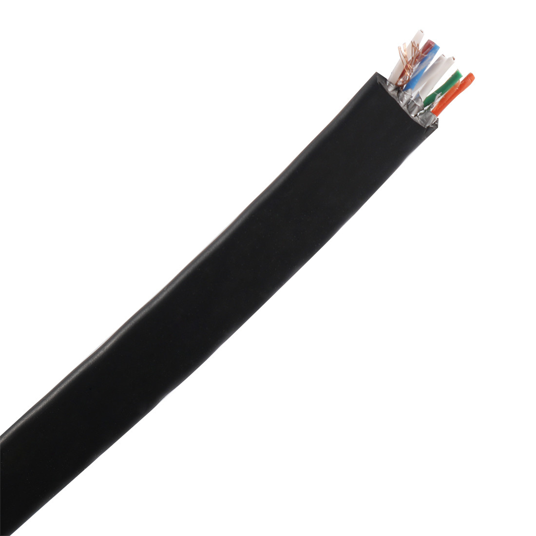 CAT7 SSTP FLAT 32awg Copper Patch Cords Jumper Wire 10G Ethernet