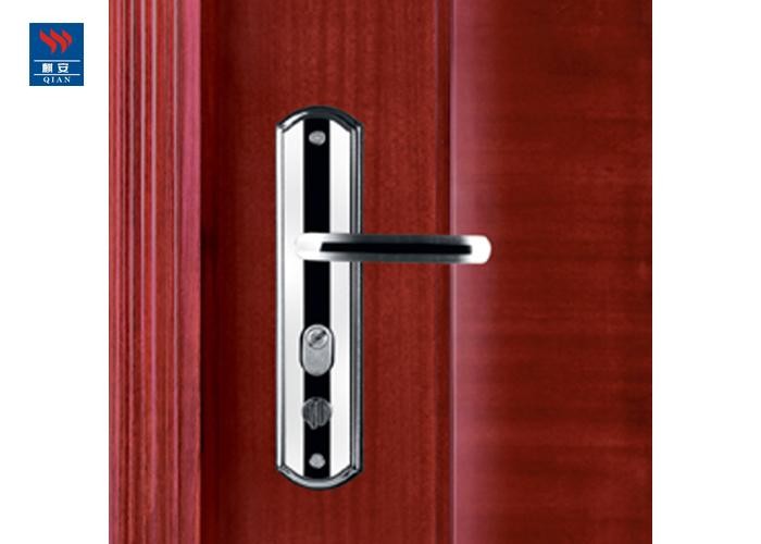 Fire Rated Solid Interior Flush Safety Hotel Entry Timber Wooden Door With UL Certificate
