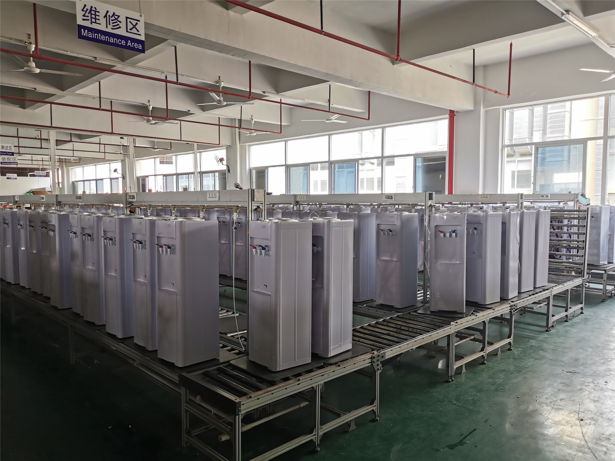 Pipeline Drinking Tabletop Water Dispenser White Color With External Heating Tank