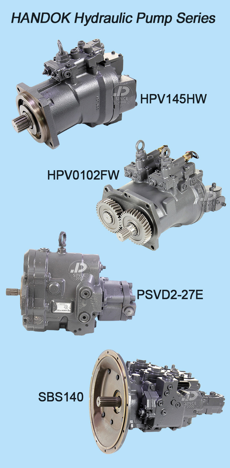 KYB PSVD2-27E Excavator Main Pump Handok Hydraulic Pump Assy