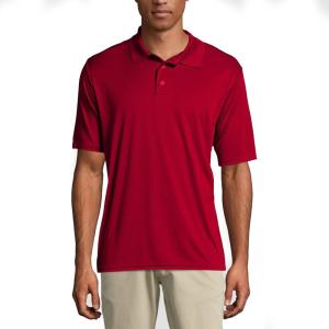 Quality Wholesale Lightweight Moisture Wicking 100% Polyester Golf Workout Polo T-shirts for Men wholesale