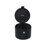 Cylindrical Leather Vanity Case