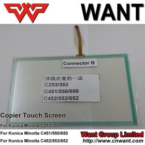 Quality C253 C353 C203 Hight Quality Touch Screen touch panel Copier Parts For Konica Minolta Bizhub copier parts wholesale