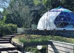 6m Luxury Coated Polyester Fabric Glamping Dome Tent For Hotel