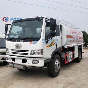 Quality LHD / RHD Faw 4x2 8m3 Gallons Fuel Oil Delivery Truck Fuel Transport Tanker Truck wholesale