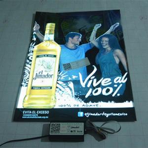 Quality outdoor custom size animation el display, advertising el panel, advertising el poster wholesale