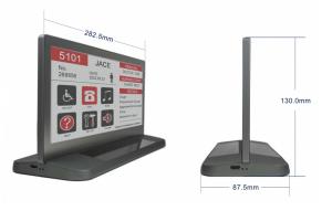 Quality 10.85'' 3 Color Solar-powered 1360*480 E-ink Display Desk Nameplate wholesale