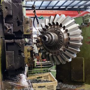 Quality OEM 14 Module Straight Bevel Gears Crusher Equipment Straight Miter Gear wholesale