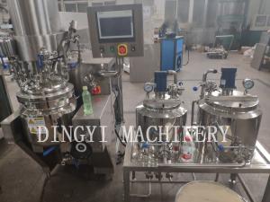 Quality Stainless Steel Cosmetic Cream Manufacturing Equipment With Pre Mixing Tank wholesale