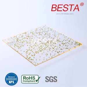 Quality 1220x2440mm 4x8ft 3mm Glitter Acrylic Sheet ITS RoHS Approval wholesale