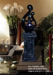 43 Inch Polyresin Couples Cast Stone Water Fountains