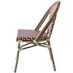 Outdoor SGS Tested Poly Rattan Bistro Dining Chairs