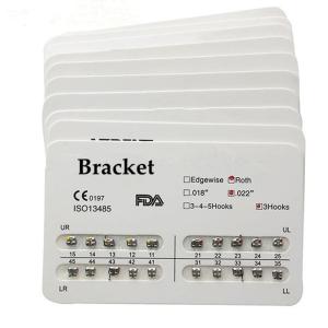 Quality Hospital Stainless Steel 0.022&quot; Dental Teeth Braces wholesale