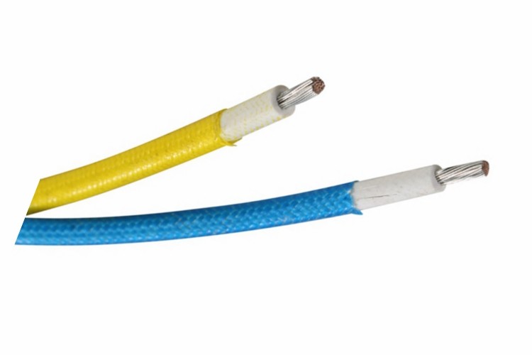 High Voltage Silicone Fiberglass Wires UL3074 12AWG Red Color For Industrial Motor