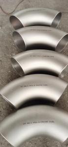 Quality Polished / Sand Blasted 2 Stainless Steel Elbow Bend Fitting wholesale
